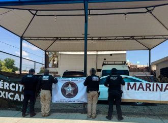 Aseguran 4 vehículos con reporte de robo durante cateo en Ciudad Obregón