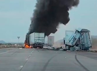 Accidente en carretera Hermosillo-Guaymas deja una persona sin vida