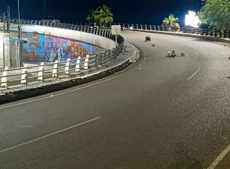 Realizan trabajos de mantenimiento en puente 2010