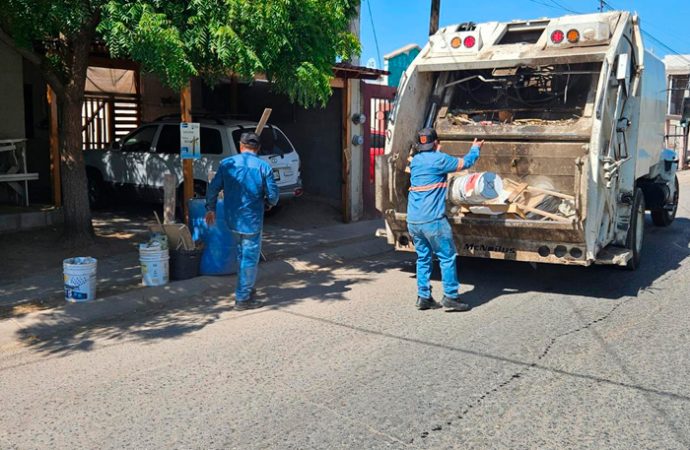 Recolección de basura seguirá operando con normalidad durante vacaciones en Hermosillo y Bahía de Kino