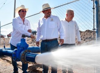 ¡Más agua para el oriente!: Elías Retes pone en funcionamiento nuevo pozo