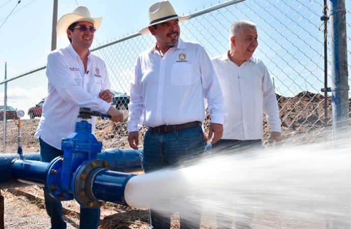 ¡Más agua para el oriente!: Elías Retes pone en funcionamiento nuevo pozo