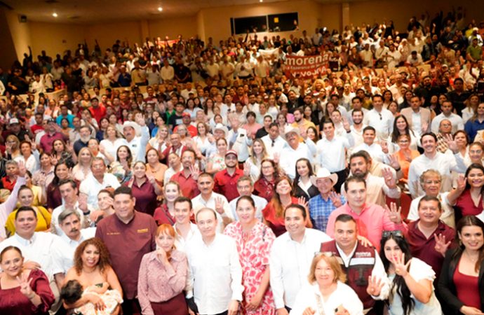Heriberto Aguilar llama a no perder la mística de Morena: trabajo en territorio y lealtad a la causa
