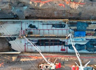 Avanza la construcción del puente a desnivel del Colosio y Solidaridad