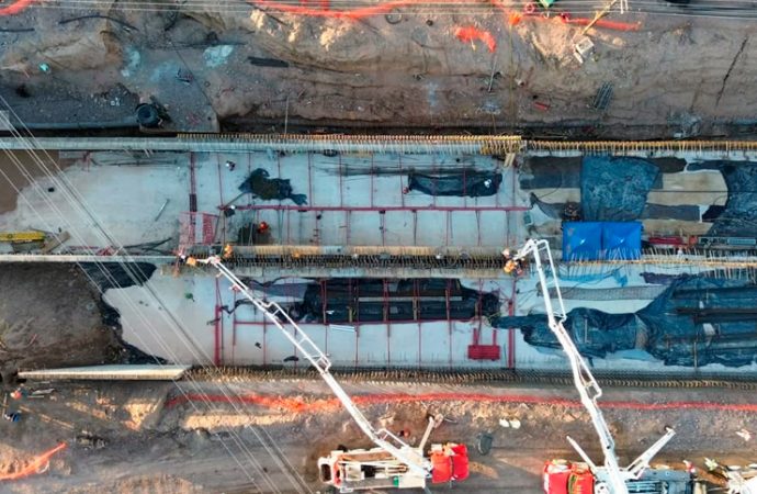 Avanza la construcción del puente a desnivel del Colosio y Solidaridad