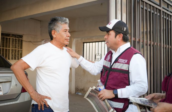 “Recorrer casa por casa no es una estrategia, es nuestra esencia”: Heriberto Aguilar
