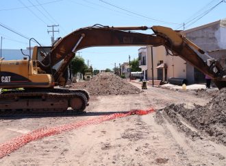 Trabajan en reparación de colectores principales para mejoras en drenajes de Cajeme