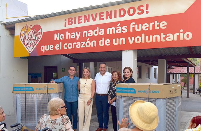 Con aportación de Carín León, el programa Misión Solar apoya al asilo de ancianos Aida S. de Rodríguez