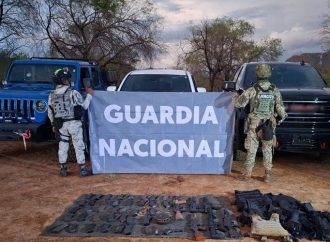 Incautan arsenal en Navojoa