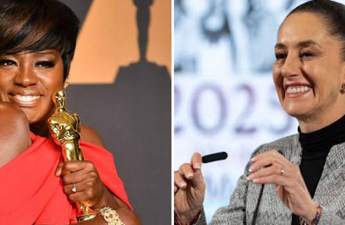 Hollywood pone los ojos en México: Viola Davis reconoce a Sheinbaum