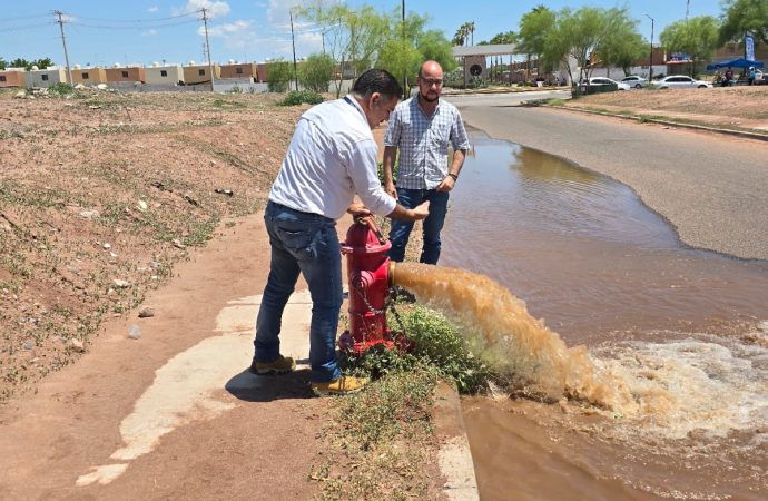 Advierten turbiedad temporal en el agua por pruebas de nuevo pozo al suroriente de Obregón
