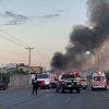 Se incendia autobús en Hermosillo