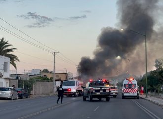 Se incendia autobús en Hermosillo