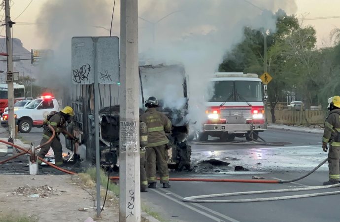 Piden revisar mantenimiento de camiones en Hermosillo