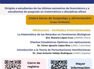 Universidad de Sonora invita a participar en la Escuela de Otoño en Matemáticas