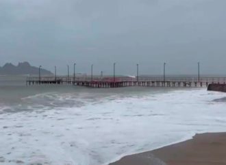 Fuertes vientos en Bahía de Kino: emiten alerta y exhortan a no ingresar al mar