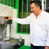 Inaugura Javier Lamarque bebedero público en edificio de OOMAPASC