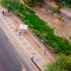 Astiazarán y vecinos verifican avance del Parque Lineal Lázaro Cárdenas en el norponiente