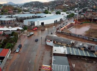 Obra pluvial en Nogales respondió ante lluvias operando al 75%