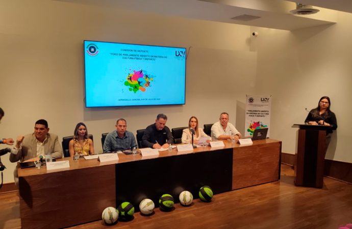 Realizan foro de Parlamento Abierto sobre reformas a la ley del deporte de Sonora