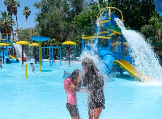 Disfrutan del Parque Infantil Ostimuri niñas y niños de Esperanza