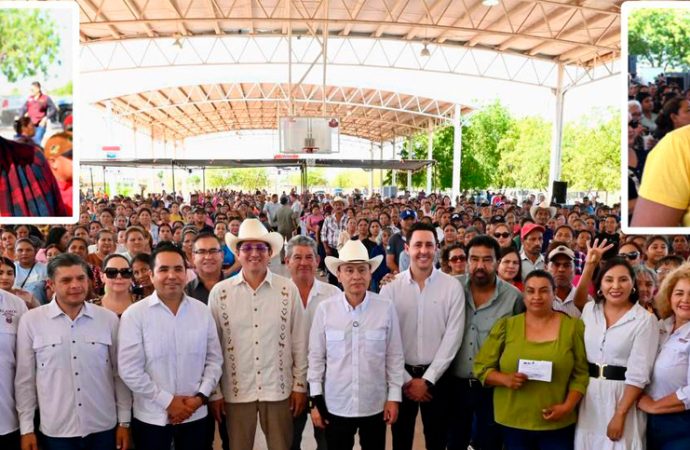Familias del sur agradecen a gobernador entrega de apoyos económicos