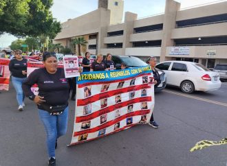 Colectivos claman justicia y recuerdan a víctimas de desaparición en Cajeme