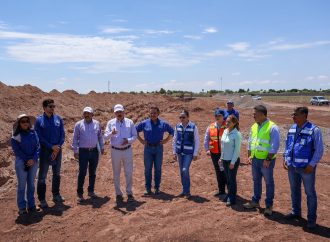 Supervisa Javier Lamarque construcción de colector Urbis-Misioneros que dará servicio a sector sur poniente de la ciudad