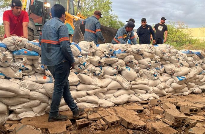 Atiende Ayuntamiento de Hermosillo afectaciones por intensas lluvias en San Lorenzo
