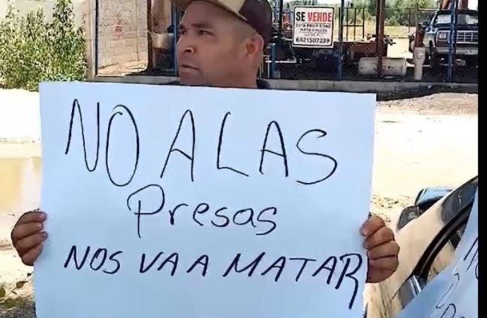 Se manifiestan contra construcción de presas en el Río Sonora