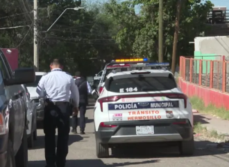 Hombre ataca a policía municipal con cuchillo en La Matanza, en Hermosillo