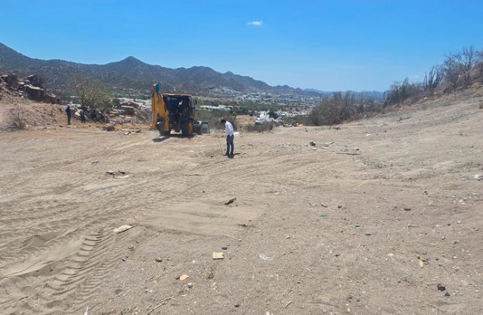 Recupera Ayuntamiento de Hermosillo predio ocupado de manera irregular en el Cerro Johnson