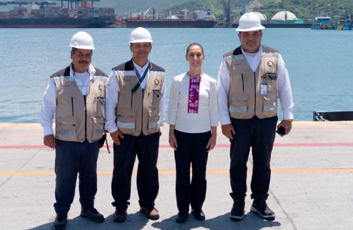Presidenta Claudia Sheinbaum arranca construcción de puentes vehiculares en Manzanillo, Colima