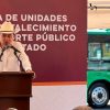 Durazo entrega 63 nuevas unidades de transporte urbano en Sonora