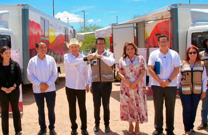 Gobernador Durazo acerca servicios de salud a comunidades rurales con ocho nuevas clínicas móviles