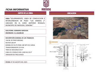 Elías Retes inaugura pozo “Las Ánimas 2”; beneficiará a 17 mil usuarios de colonias del suroriente