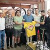 Recibe Javier Lamarque en Cajeme a leyendas del balompié nacional