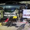 Mesa de seguridad logra el aseguramiento de armamento y explosivos en operativos conjuntos en Sonora