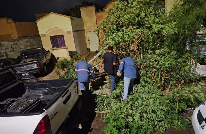 Mantiene Ayuntamiento de Hermosillo trabajo permanente en atención a reportes por lluvias
