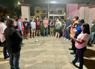 Trabaja Gobierno Municipal junto a vecinos de San Lorenzo para cuantificar daños en viviendas