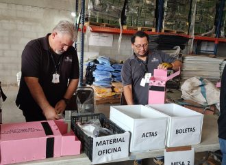 Destruyen material electoral utilizado en la elección judicial en Sonora