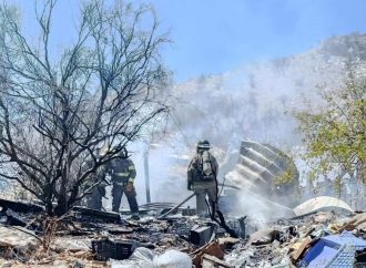 Incendio consume dos viviendas en la colonia Akiwiki al sur de Hermosillo