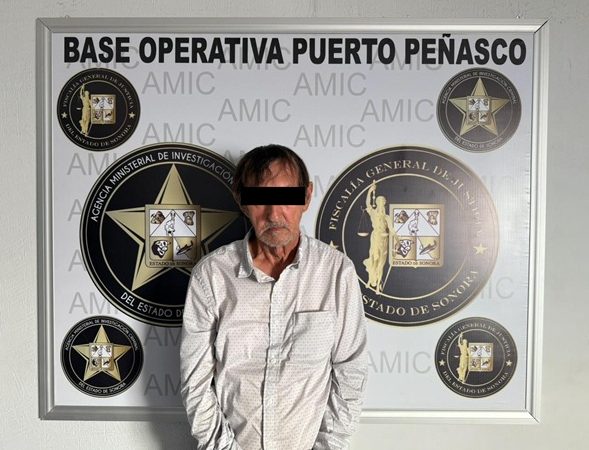 Capturan en Puerto Peñasco a septuagenario estadounidense buscado por delitos de pornografía infantil
