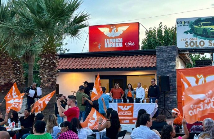 Promesas naranjas: MC abre casa partidista y asegura que “no la para nadie”