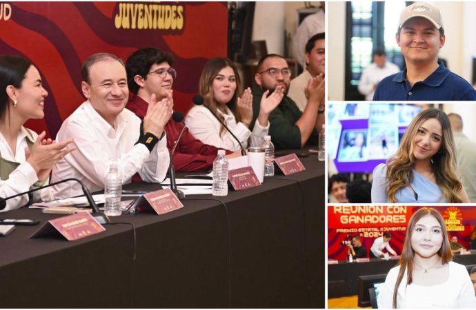 Jóvenes ganadores del Premio Estatal de la Juventud 2024 agradecen histórico impulso al gobernador Durazo