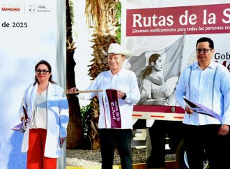 Durazo anuncia distribución de 9 millones de piezas médicas en Sonora