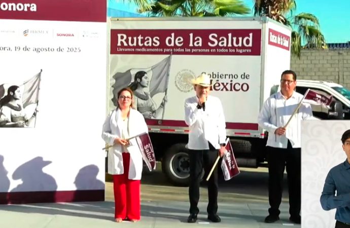 Durazo anuncia distribución de 9 millones de piezas médicas en Sonora