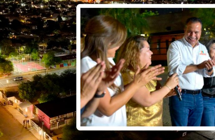 Camina Segura de Astiazarán ilumina acceso escolar y reduce llamadas al 911 en el Choyal