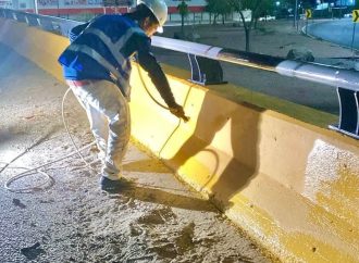Dan mantenimiento nocturno a puentes con cierres parciales en Hermosillo