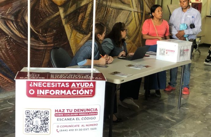 Recibe módulo de Contraloría más de 400 solicitudes ciudadanas en Cajeme